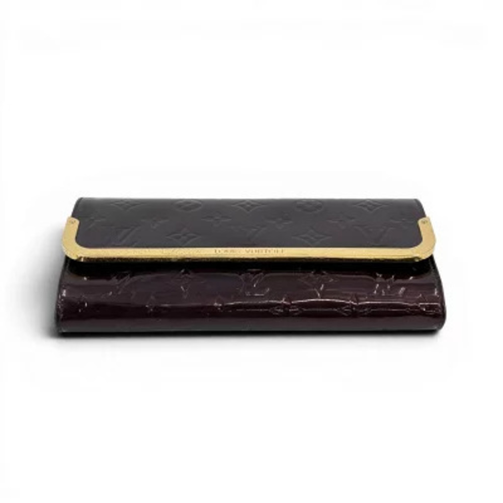 Louis Vuitton Portefeuille Rossmore Monogram Long Wallet Bordeaux Purple - Picture 5 of 11